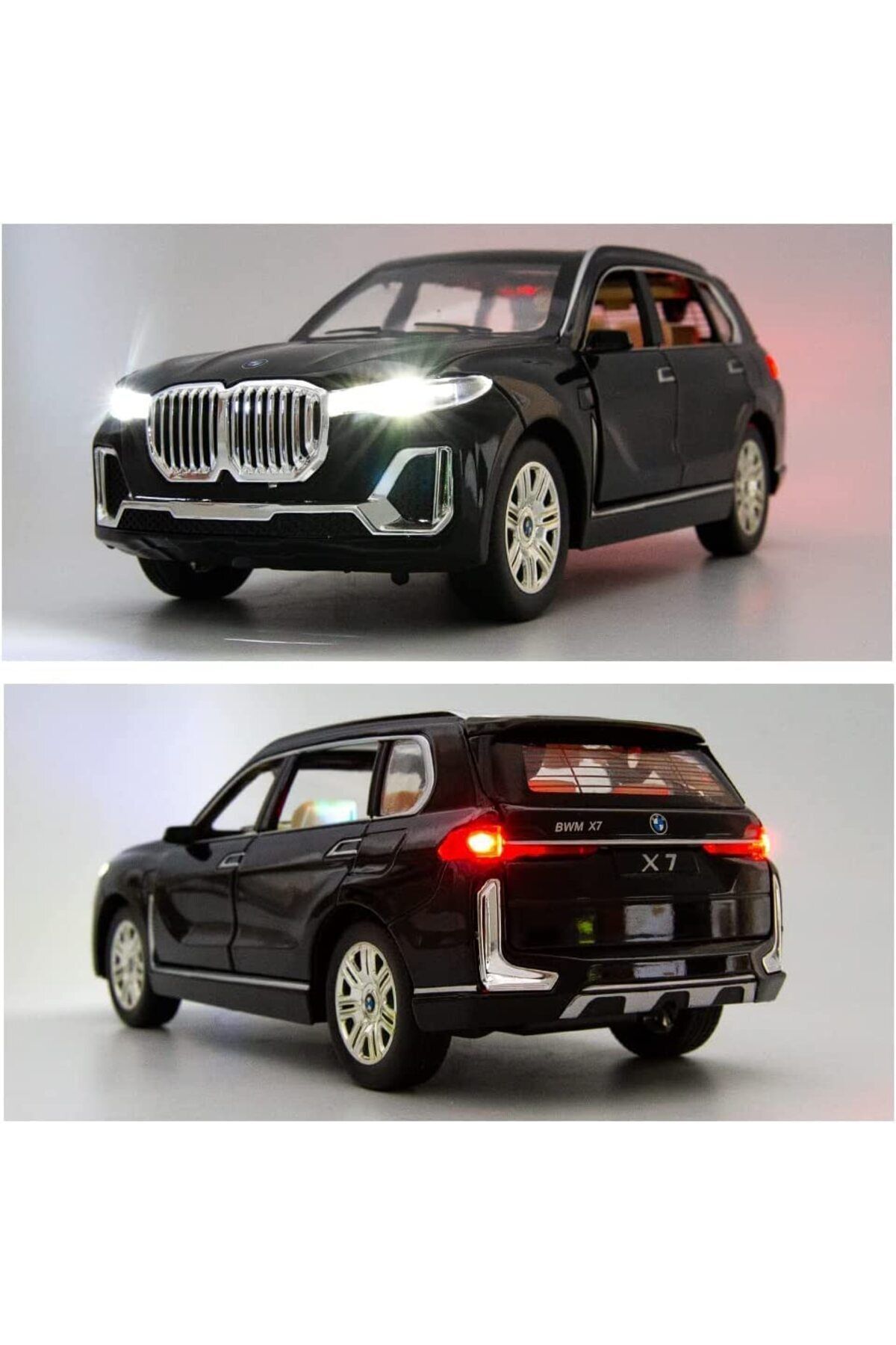 مدل خودرو BMW X7 CAR 1:24 DIECAST METAL MODEL COLLECTION JEEP SUV ماشین با صدا و نور اورجینال scntoys
