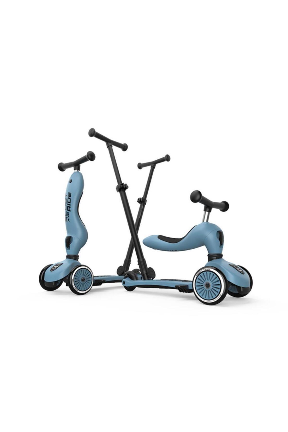 اسکوتر کودکان PUSH AND GO PARENTAL CONTROL CHILD SCOOTER STEEL 240527 00071 SCOOT AND RIDE