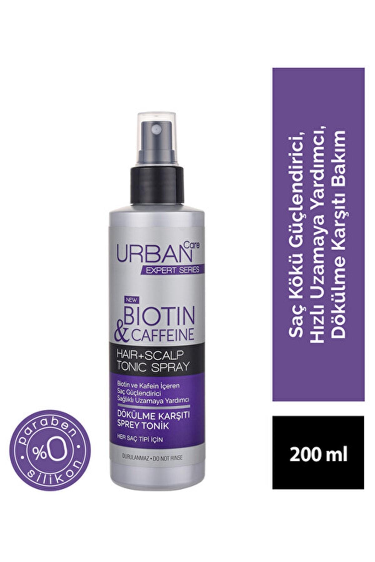 اسپری تقویت کننده ریشه مو حاوی بیوتین و کافئین 200 میلی لیتر  اربن کر Urban Care