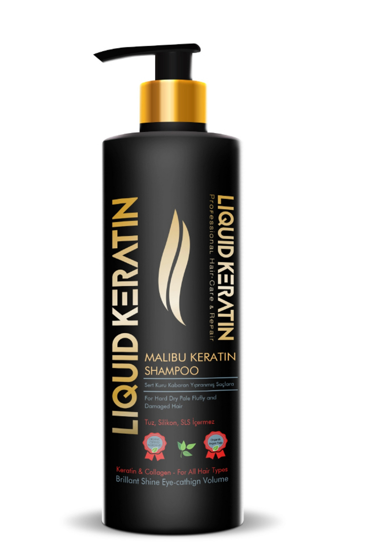 شامپو مالتو کراتین مایع بدون نمک برای موهای خشک و وزدار 350 میلی لیتر Liquid Keratin