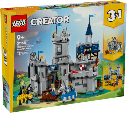 مجموعه ساختنی قلعه شوالیه سوار قرون‌وسطایی لگو LEGO Creator 3-in-1 مدل 31168، ۱۳۷۱ قطعه، مناسب ۹ سال به بالا
