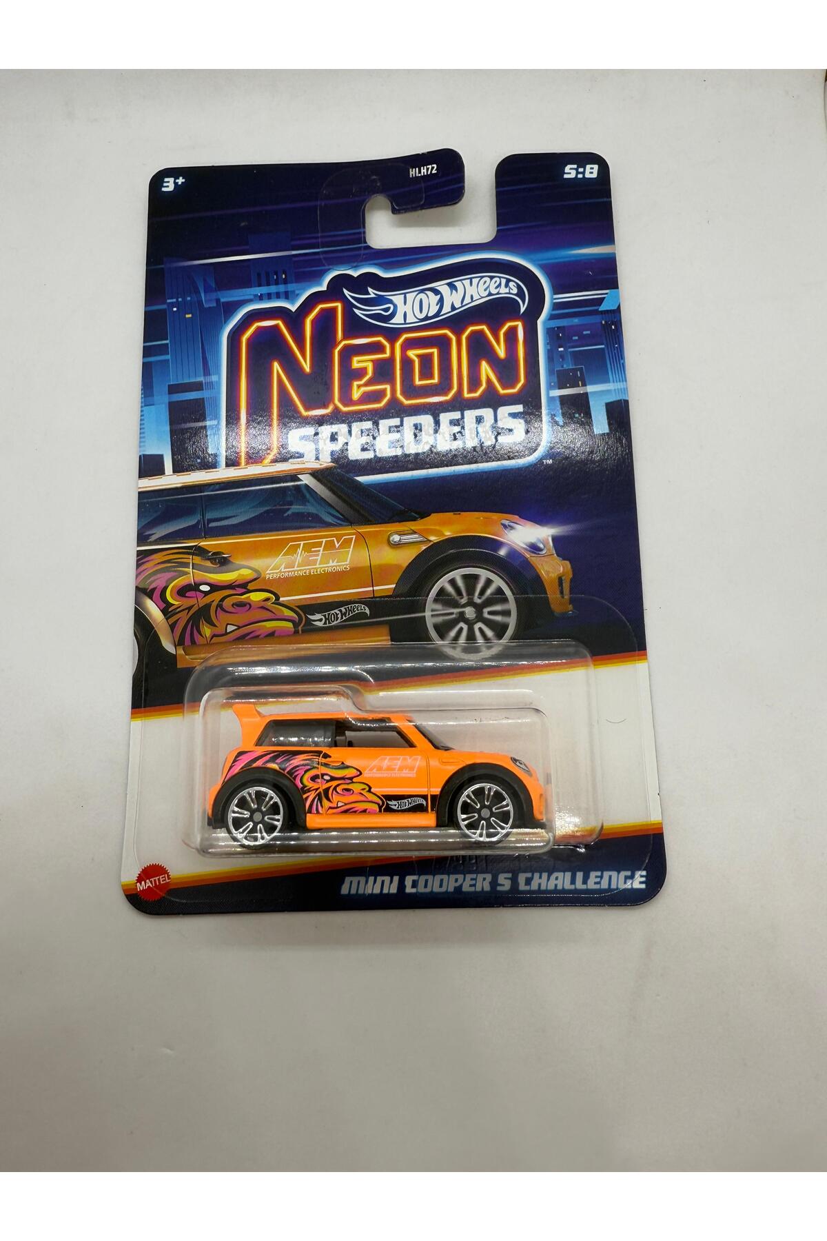 ماشین اسباب بازی MINI COOPER S CHALLENGE سرعت نئون هات ویلز اورجینال HOT WHEELS