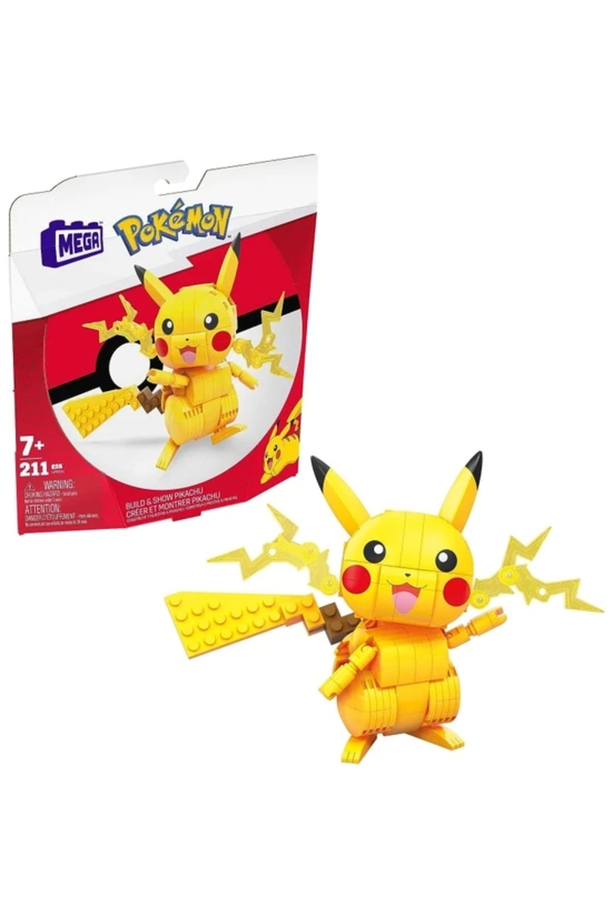 لگو و اسباب بازی های ساخت محور POKEMON GMD31 MEGA PIKACHU از ترکیه Mega Bloks