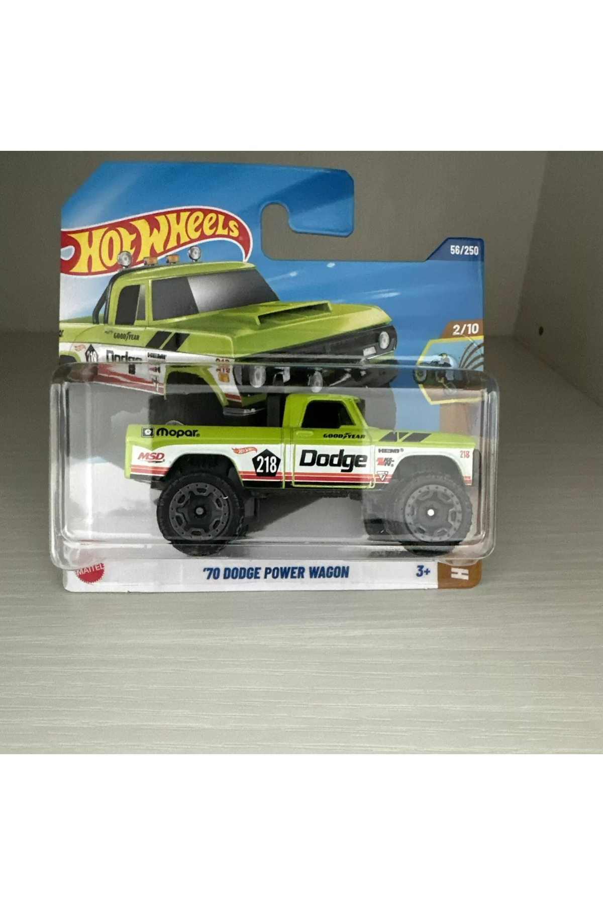 ماشین اسباب بازی 2025 SINGLE CAR 70 DODGE POWER WAGON 2 10 هات ویلز اورجینال HOT WHEELS