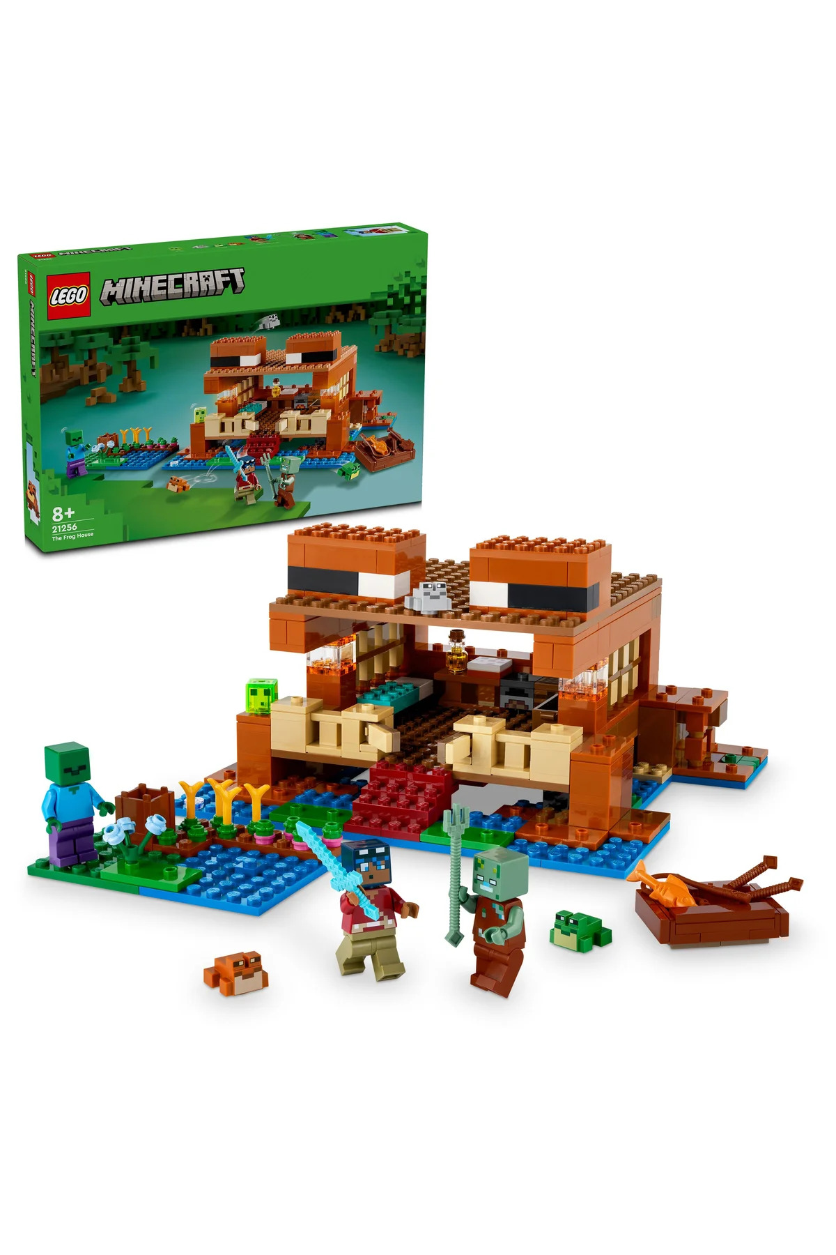 LEGO مجموعه ساخت خانه قورباغه ماینکرفت 21256 مناسب برای 8 سال به بالا