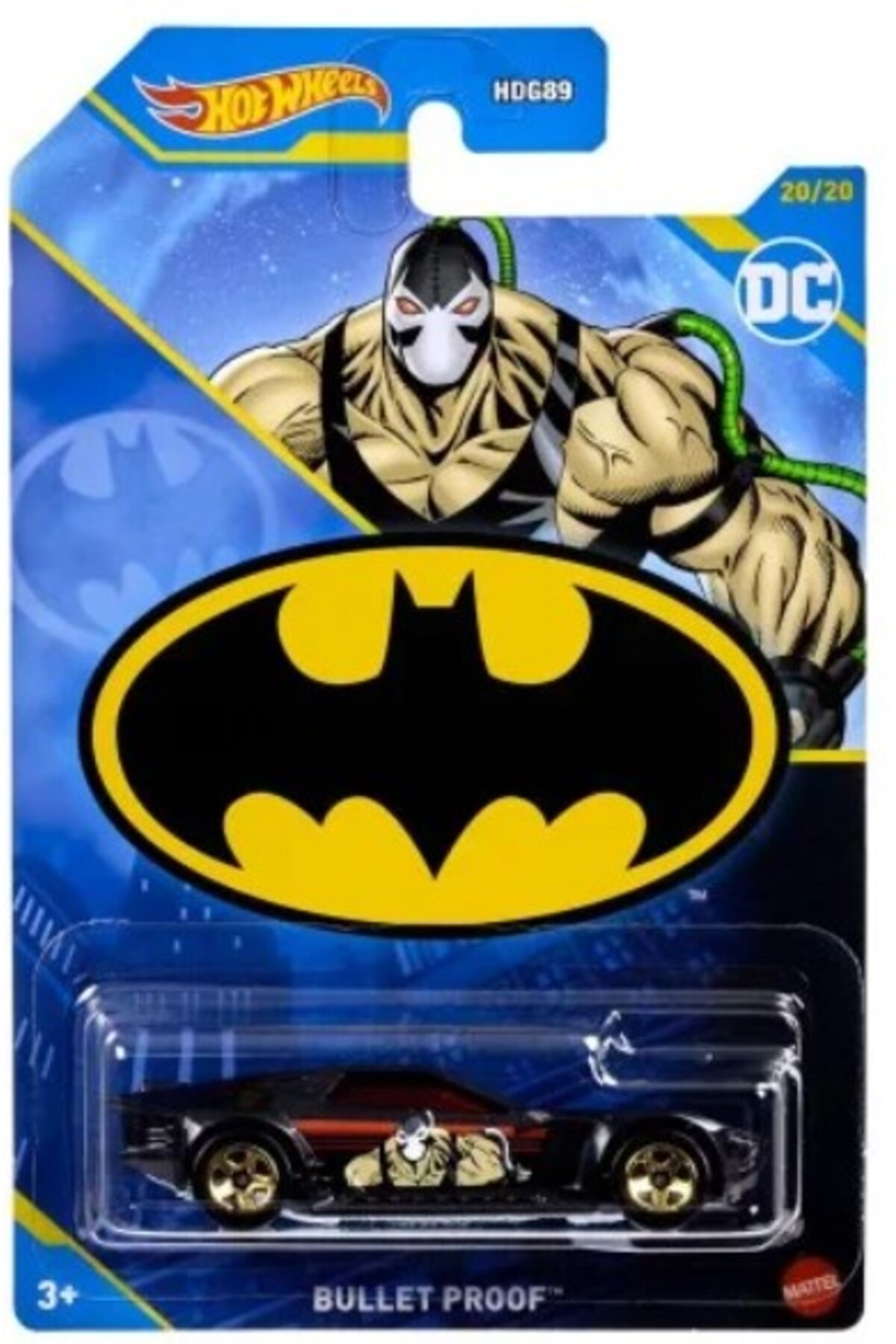 ماشین اسباب بازی اثبات گلوله لیگ BATMAN JUSTICE HLK69 هات ویلز اورجینال HOT WHEELS