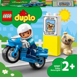 مجموعه ساختنی موتور پلیس لگو LEGO دوپلو DUPLO مدل 10967، ۵ قطعه