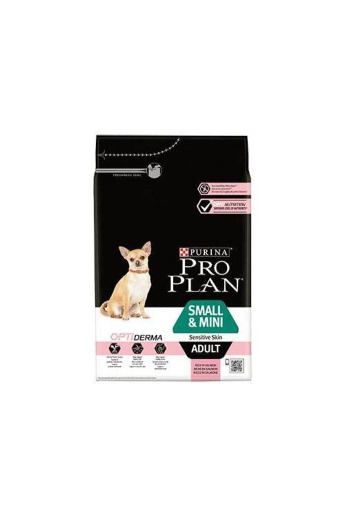 غذای خشک سگ پروپلن Pro Plan Small Mini Adult Sensitive با طعم سالمون، ۳ کیلوگرم