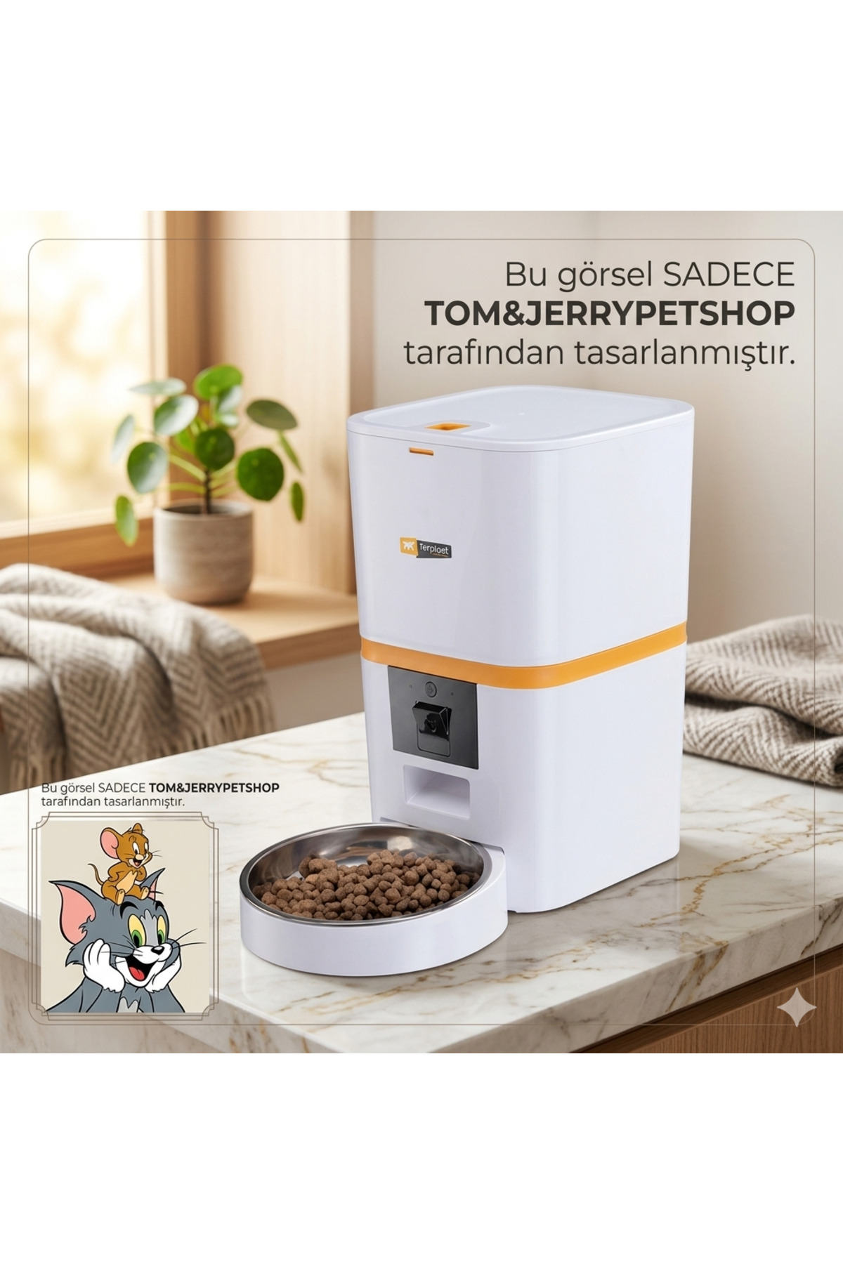 ظرف غذادهی خودکار گربه و سگ Risto Pet Smart فرپلاست Ferplast
