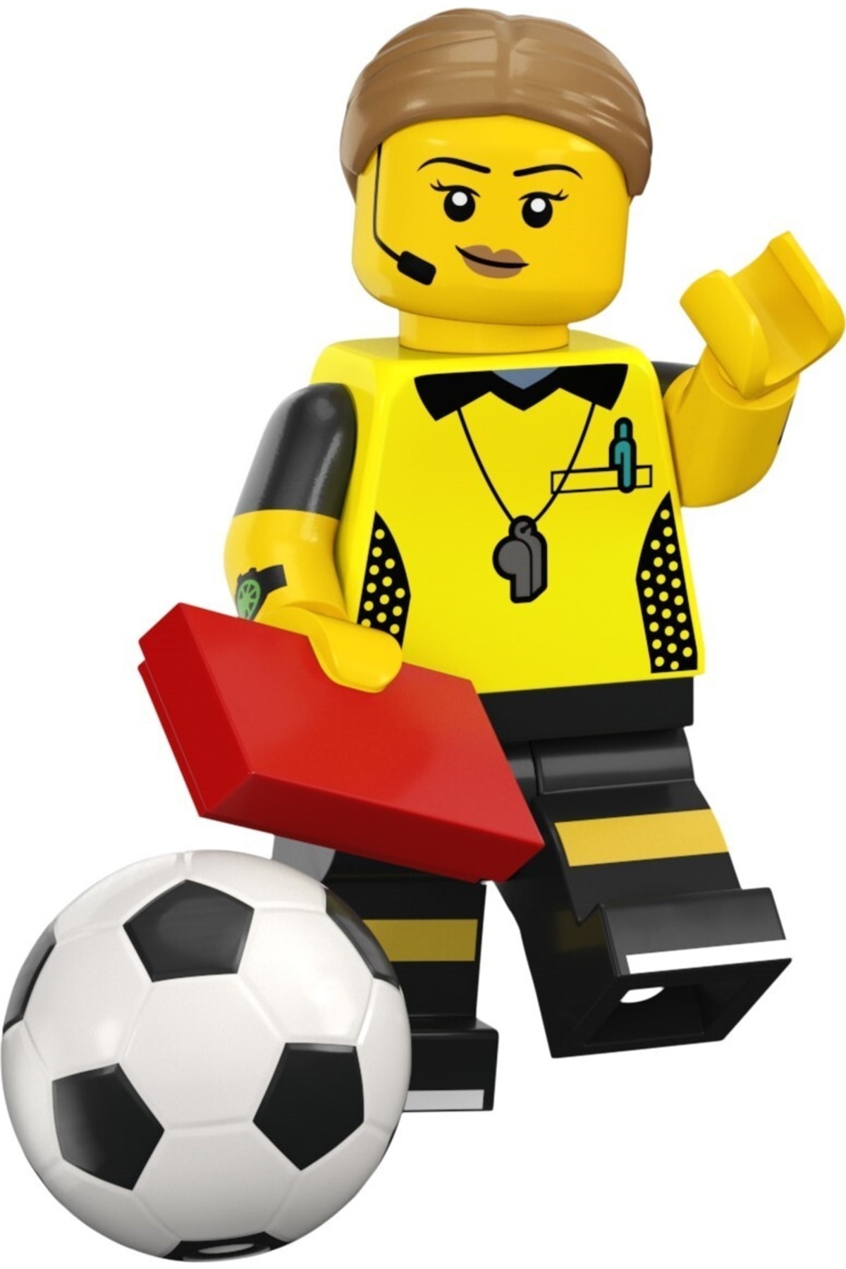 لگو و اسباب بازی های ساخت محور MINI FIGUR 71037 SERIES 24: 01 FOOTBALL REFEREE از ترکیه LEGO