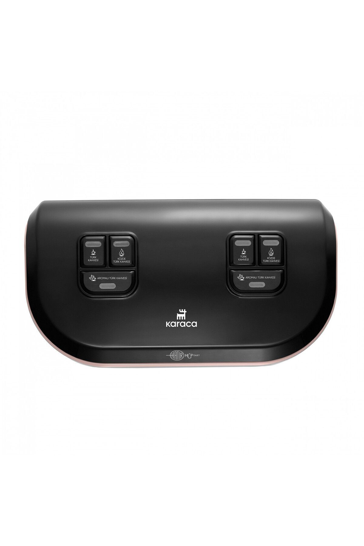 قهوه ساز ترک ترکی دوبل AROMA DUET با جوش استیل ROSEGOLD 1400W اورجینال Karaca