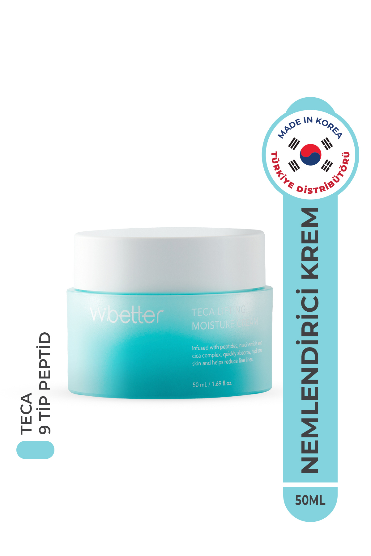 کرم صورت TECA LIFTING MOISTURE CREAM سفت کننده مرطوب سد پوست تقویت کره 50ML VVBETTER