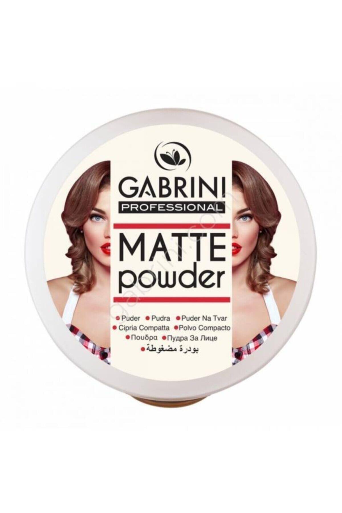 پودر مات بژ حرفه ای 04 8696814071743 2724957 Gabrini