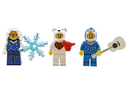 مجموعه ۳تایی ساخت مینی‌فیگور لگو LEGO آیکونیک مدل 990050، ۱۵ قطعه، حداقل سن ۷ سال