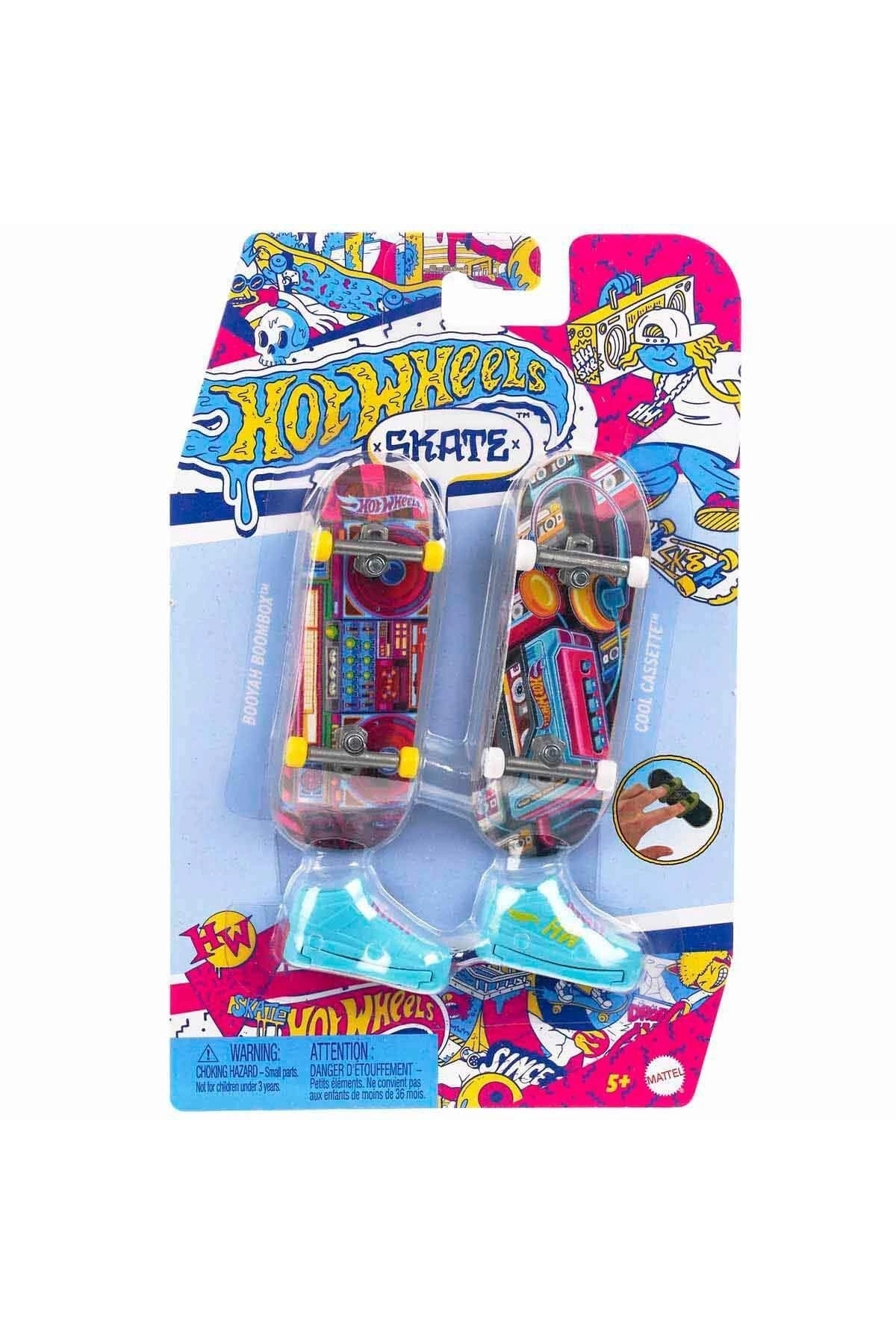 ست حرفه ای اسکیت‌بردها و کفش‌های دو انگشتی HXL18 با تم یکپارچهسازی سیستمعامل از ترکیه HOT WHEELS
