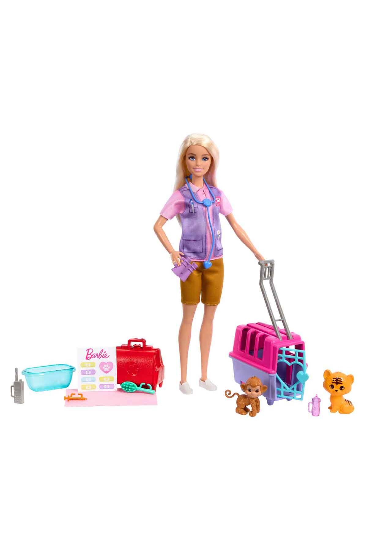 عروسک های اسباب بازی و لوازم جانبی ست مینی دامپزشکی HRG50 Barbie