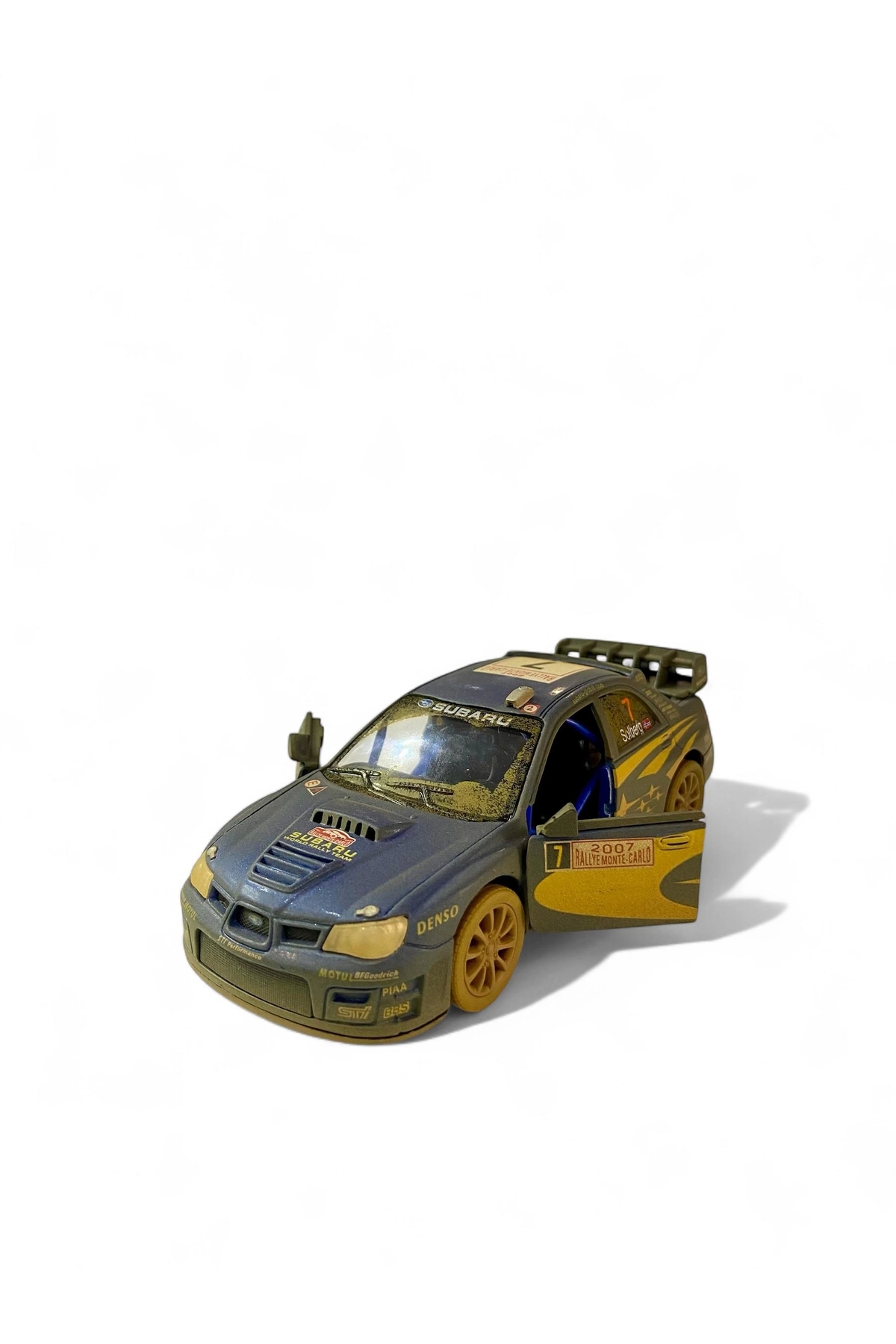 مدل خودرو نسخه 1 36 2007 سوبارو ایمپرزا WRC MUDDY بررسی چک اورجینال Kinsmart