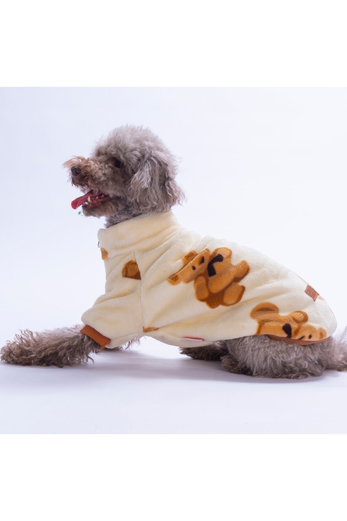 ژاکت سگ و گربه پاوستار Pawstar Teddy Tales طرح خرس عروسکی مدل PS26-1187 قهوه‌ای