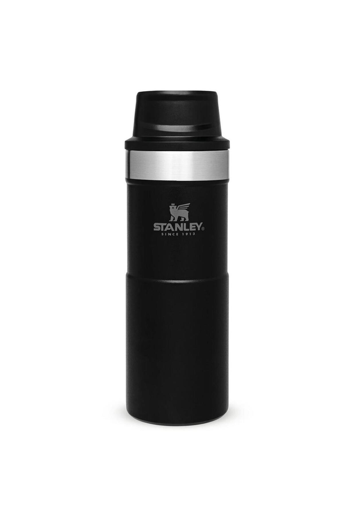 فلاسک قمقمه اکشن ماشه کلاسیک 0.35 لیتری مشکی اورجینال Stanley
