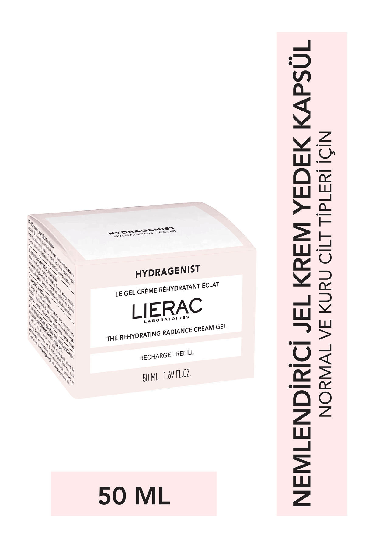 Lierac کرم ژل کپسولی هیدراته کننده با هیالورونیک اسید رادیانس ترمیم کننده
