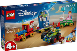 مجموعه ساختنی لگو LEGO دیزنی Disney داستان اسباب‌بازی، قطار جشن و خودروی RC مدل 43264، ۲۰۶ قطعه، حداقل سن ۴ سال