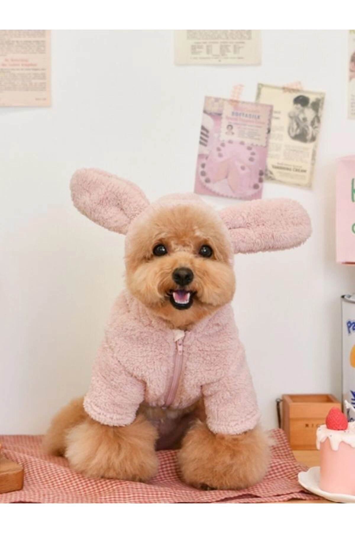 لباس پلار سگ اولچی Olchi، سری Furry Friends، مدل OAVD-TS6340، صورتی