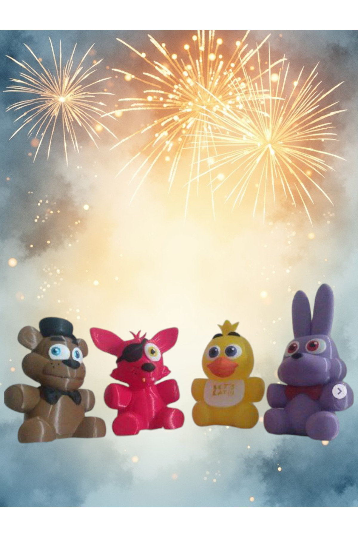 فیگور FNAF FIVE NIGHTS AT FREDDY'S CHARACTERS 15CM از ترکیه Giftbox3d