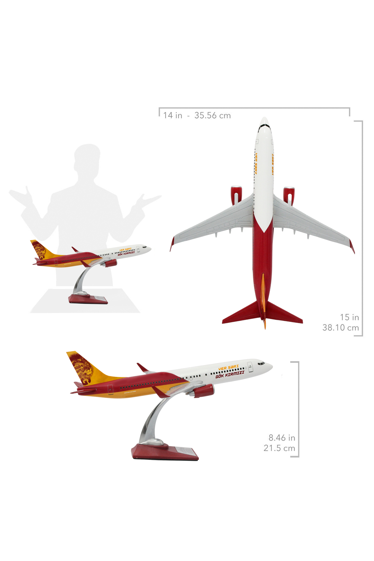 مدل خودرو هواپیمای بوئینگ 737 800 1 100 SCALE LION KING UCK0209 اورجینال zekupp