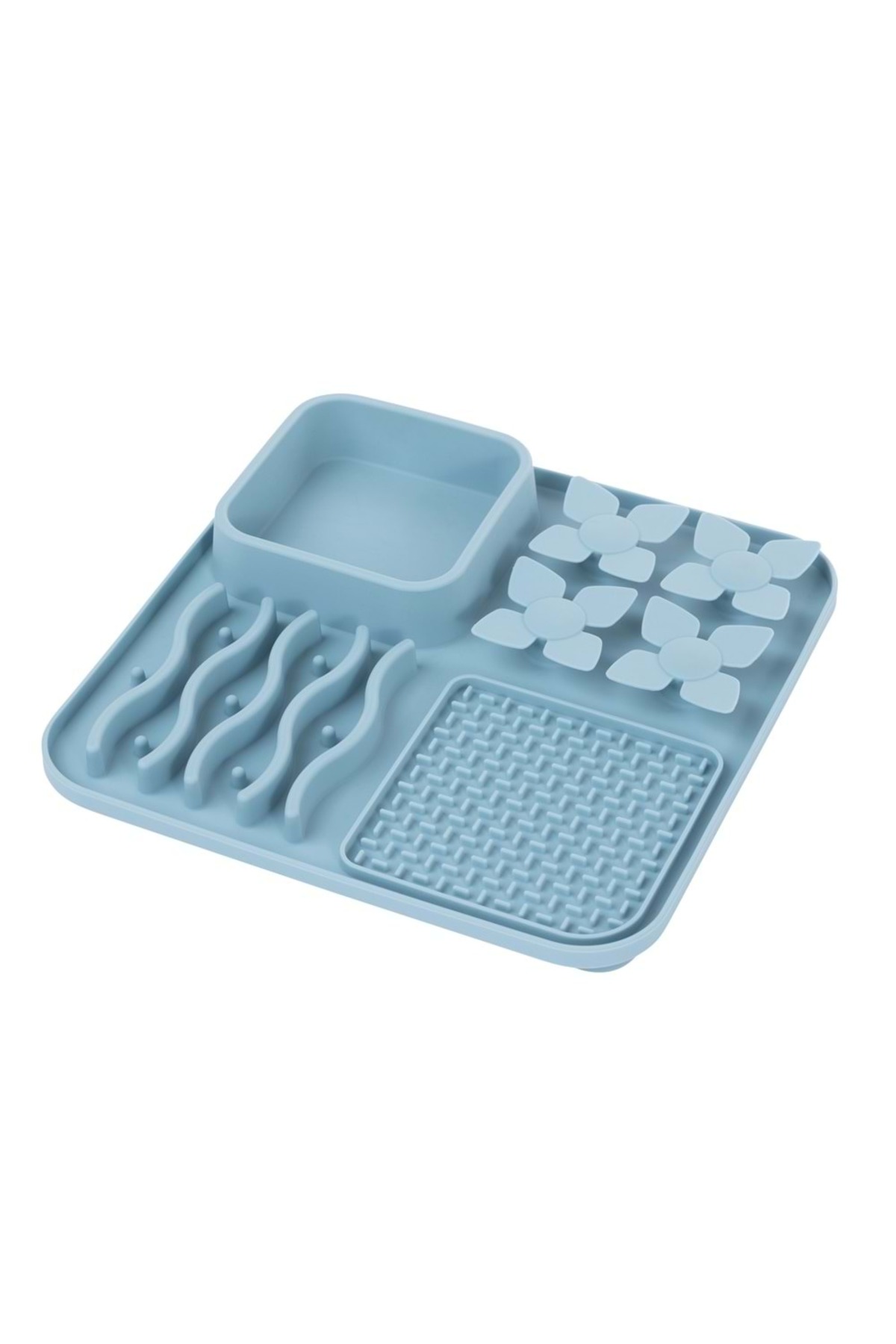 زیرانداز خوراک‌دهی آهسته و لیسیدنی ام‌پتس M-PETS LECCA PRO 4-in-1، آبی