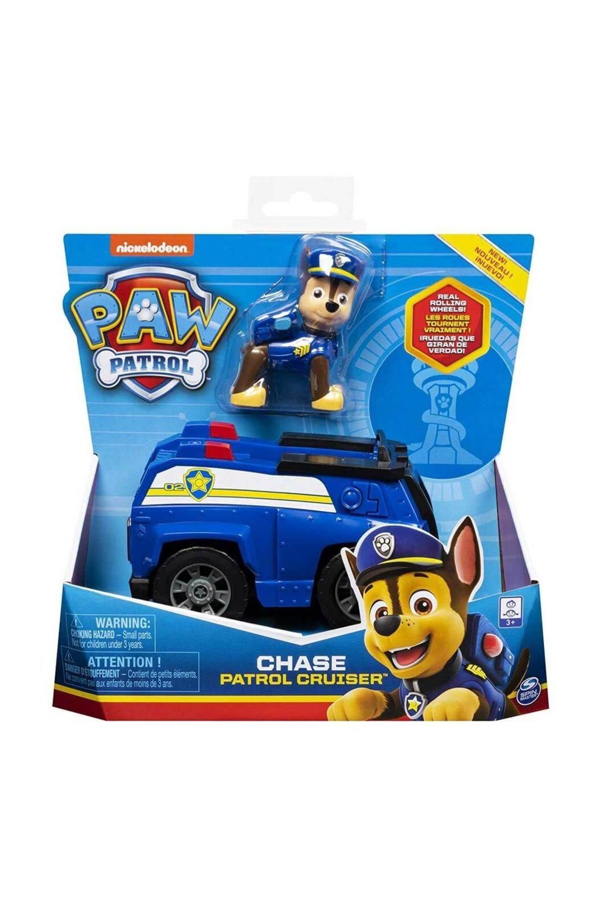 اسباب بازی های فیگور دیگر PAW PATROL MISSION VEHICLE AND HERO SET CHASE Spinmaster