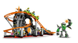مجموعه ساختنی پارک ترن هوایی سرزمین گدازه سیتی، لگو LEGO مدل 60501، ۱۱۶۵ قطعه، حداقل سن ۸ سال
