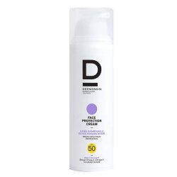 کرم ضدآفتاب صورت درموسکین Dermoskin Face Protection SPF50، ۵۰ میلی‌لیتر