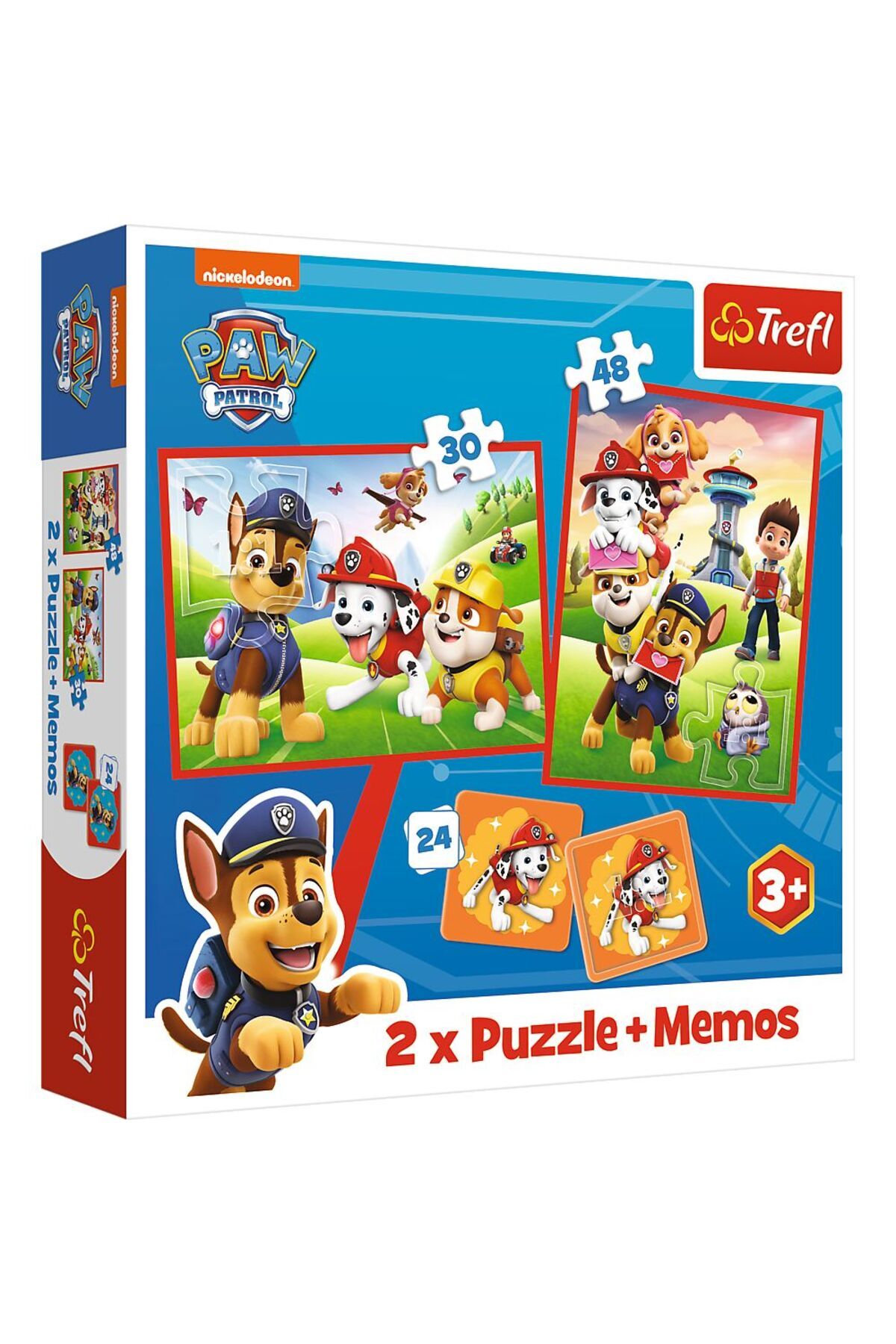 پازل TREFL 2IN1 PUZZLE PAW PATROL + کارت های حافظه Genel Markalar