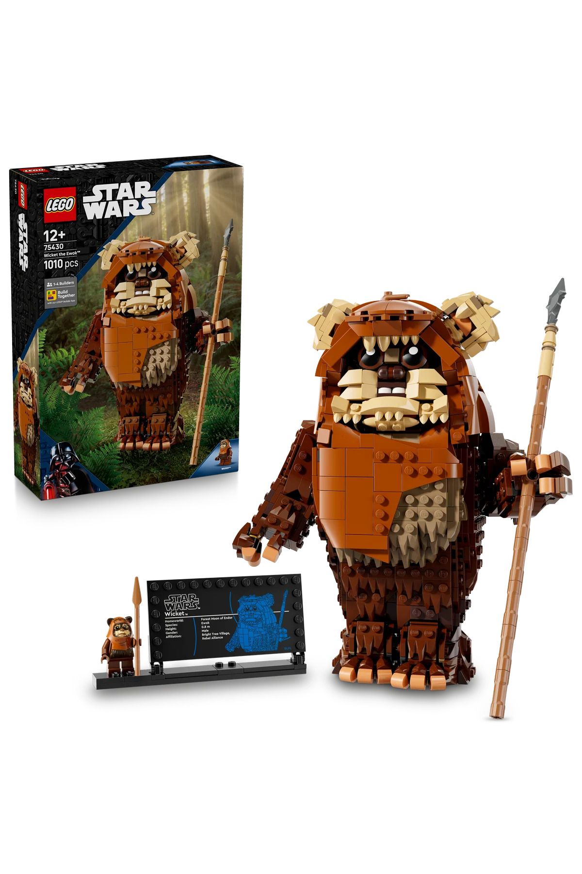 لگو و اسباب بازی های ساخت محور STAR WARS: RETURN OF THE JEDI EWOK WICKE 75430 مجموعه ساختمانی مدل برای کودکان بالای 12 سال 1010 قطعه از ترکیه LEGO