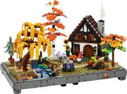 مجموعه ساختنی باغ کلبه پاییزی لگو LEGO، سری آیکونز Icons، مدل 11372، ۱۱۰۲ قطعه، حداقل سن ۱۸ سال