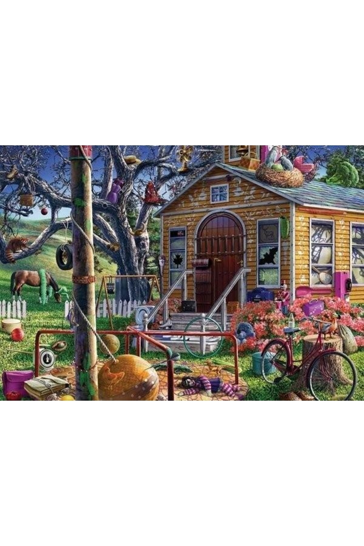 پازل KS PUZZLE 1000 LONELY HOUSE خالص اورجینال Ks Games