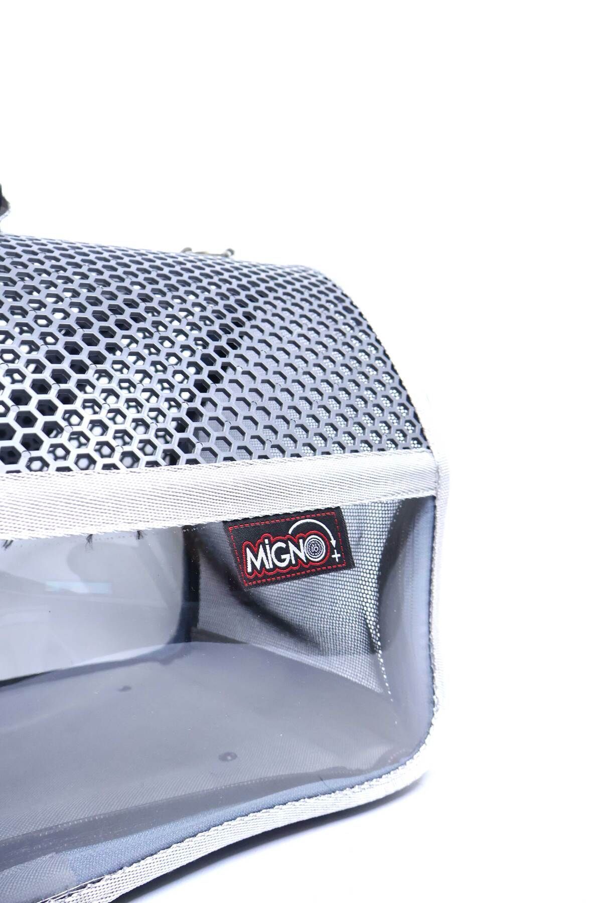 کیف حمل گربه و سگ میگنو Migno، مدل Flybag Voyager VOY018، طوسی