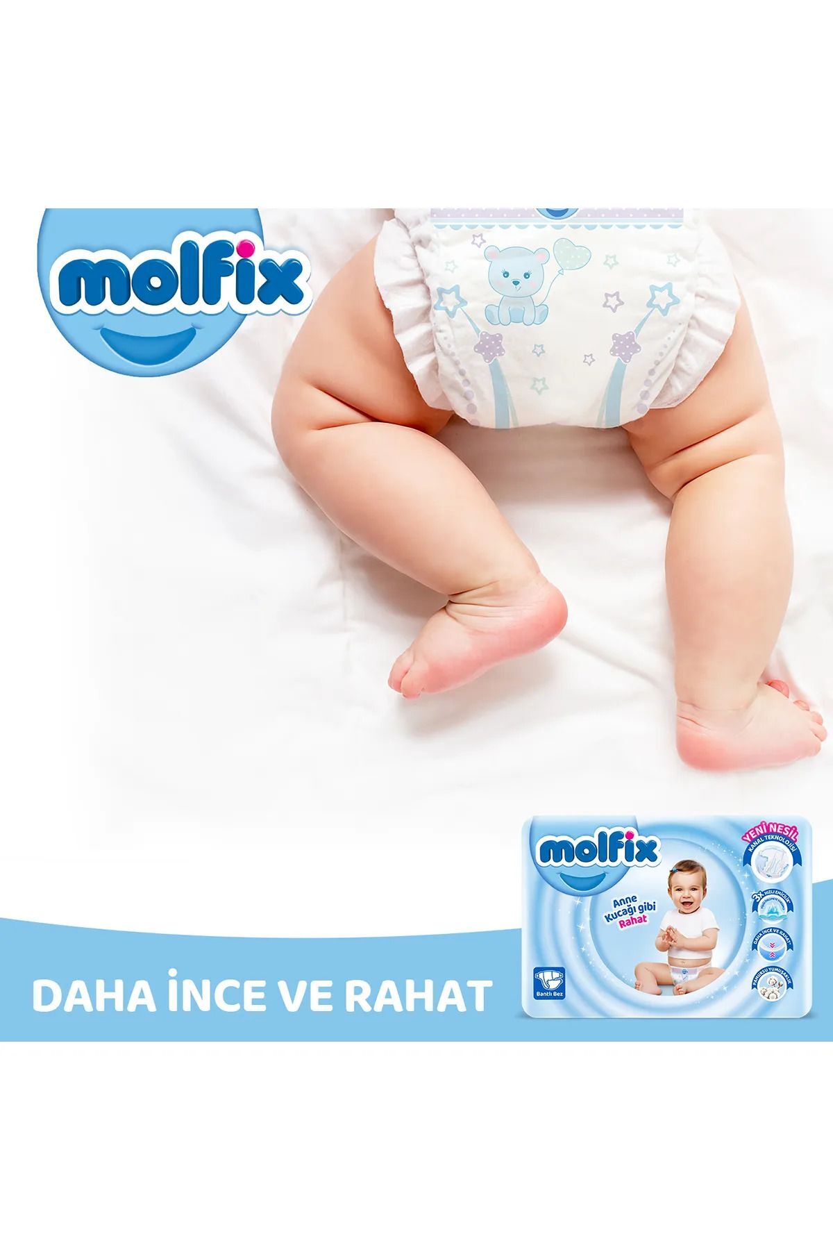 پوشک بچه اولترا فرصت پکیج 3 شماره 108 اورجینال Molfix