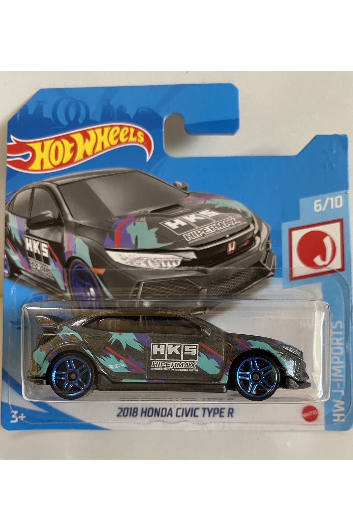 ماشین اسباب بازی هات ویلز 2018 هوندا سیویک تایپ R از ترکیه HOT WHEELS