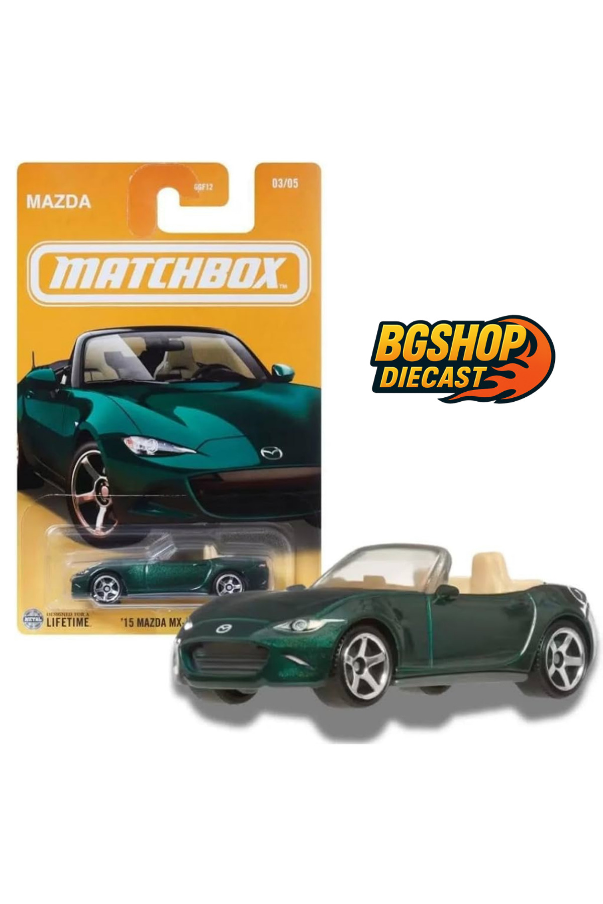 ماشین اسباب بازی جعبه کبریت 15 مزدا MX 5 میاتا از ترکیه HOT WHEELS