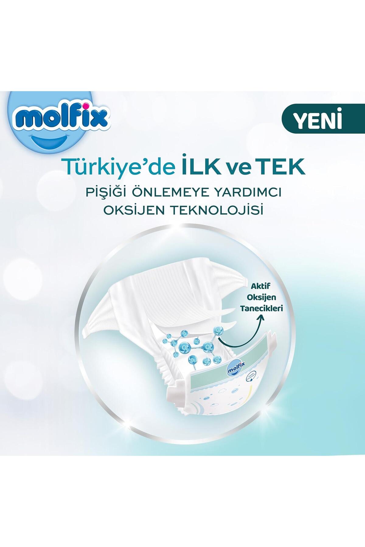 پوشک بچه پکیج ULTRA OPPORTUNITY PREMIUM SIZE 3 94 عددی 4 9 کیلوگرم اورجینال Molfix