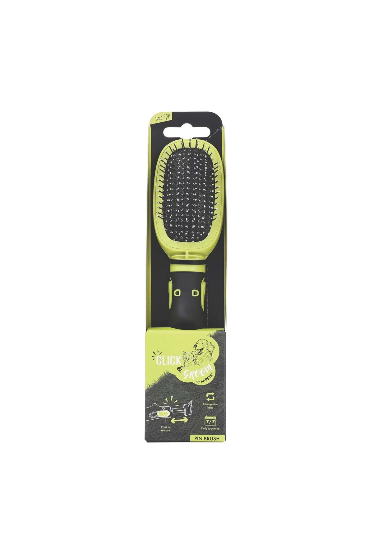 برس ماساژ گربه و سگ ام‌پتس M-PETS CLICK AND GROOM 60107199
