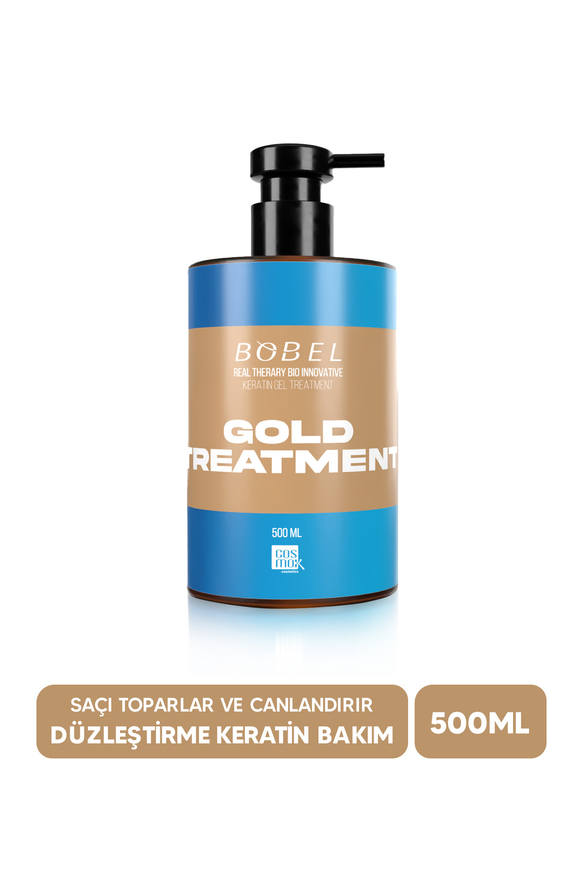 ست مراقبت مو مردانه و زنانه از کراتین بطری زرد bobel