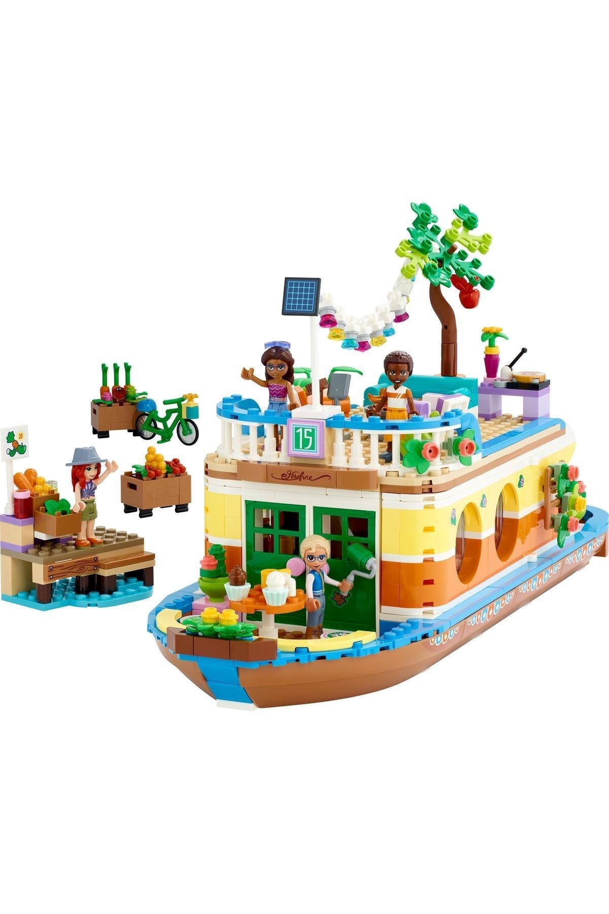 لگو و اسباب بازی های ساخت محور FRIENDS CANAL BOAT HOUSE 41702 – مجموعه سازه خلاقانه برای کودکان 7 سال به بالا 737 قطعه از ترکیه LEGO