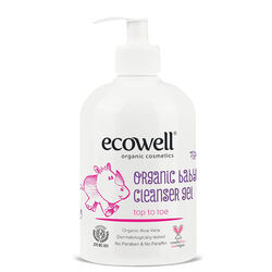 ژل شست‌وشوی ارگانیک بچه اکوول Ecowell حاوی آلوئه‌ورا ۵۰۰ میلی‌لیتر