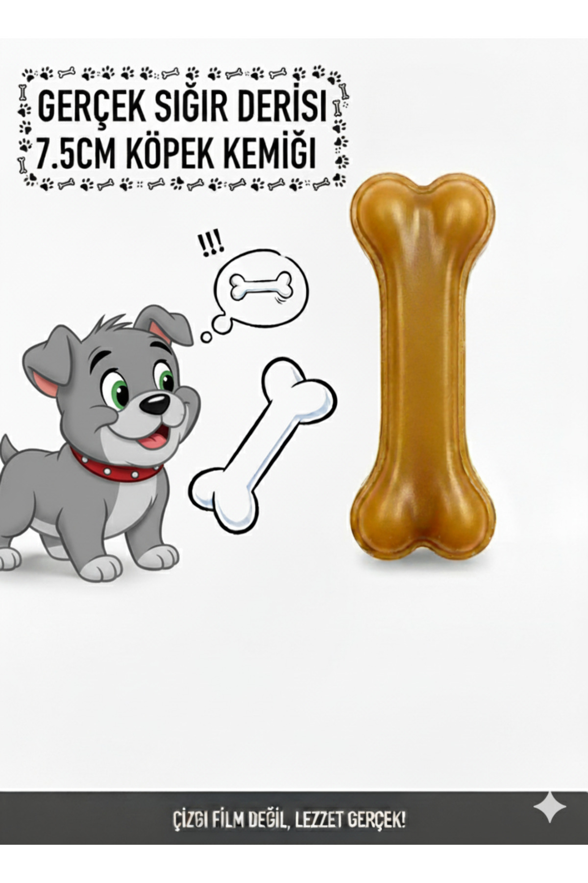 استخوان جویدنی سگ، ۴ عدد ۷٫۵ سانتی‌متری، تاسما مارکت Tasma Market