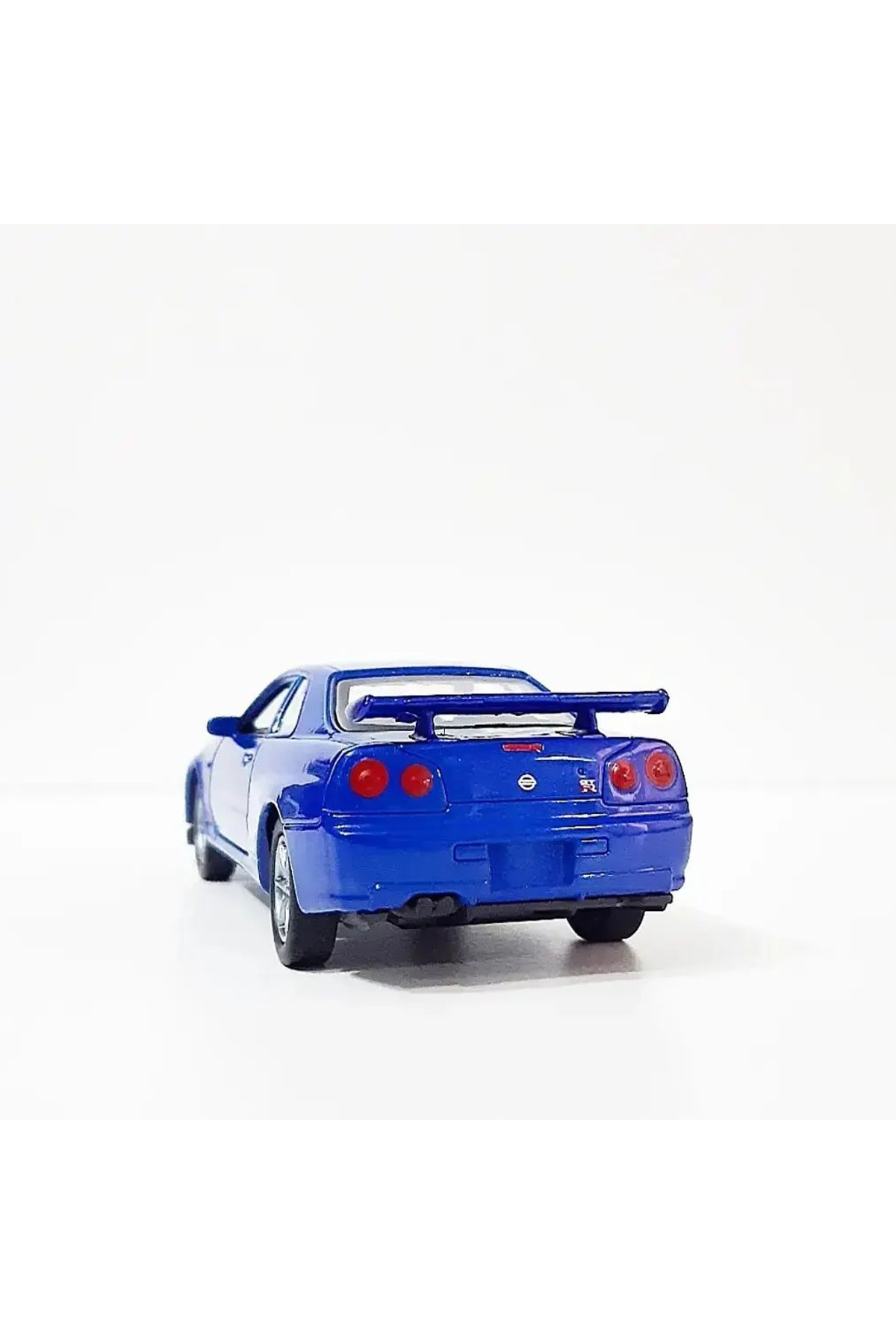 مدل خودرو ماشین فلزی 12 سانتی متری NISSAN GTR R34 BLUE COLOR CM LICENSED BRAND 1.36 اورجینال WELLY