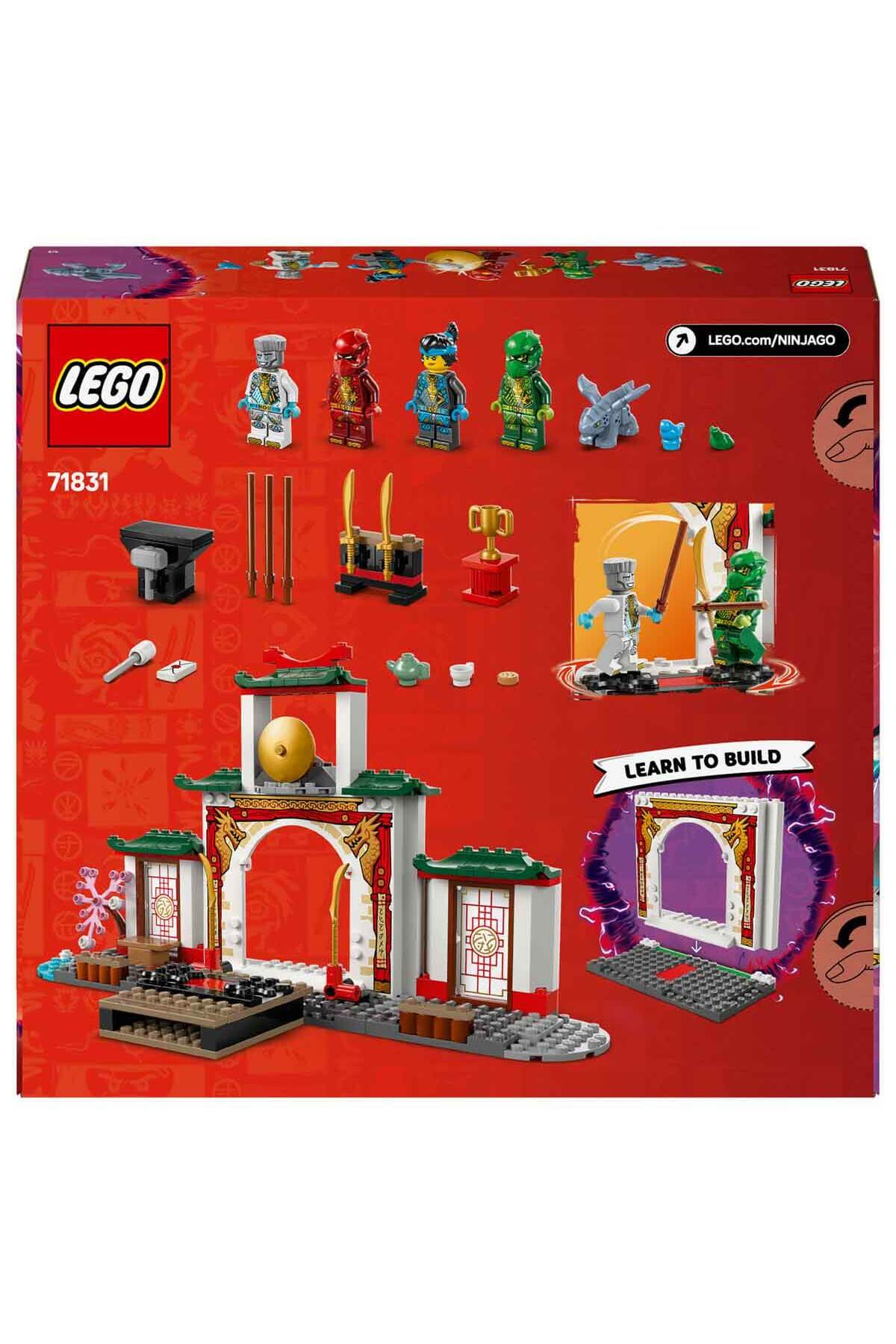 لگو و اسباب بازی های ساخت محور NINJAGO NINJA TEMPLE OF SPINJITZU 71831 4 مینی فیگور اژدها برای کودکان سال به بالا از ترکیه LEGO