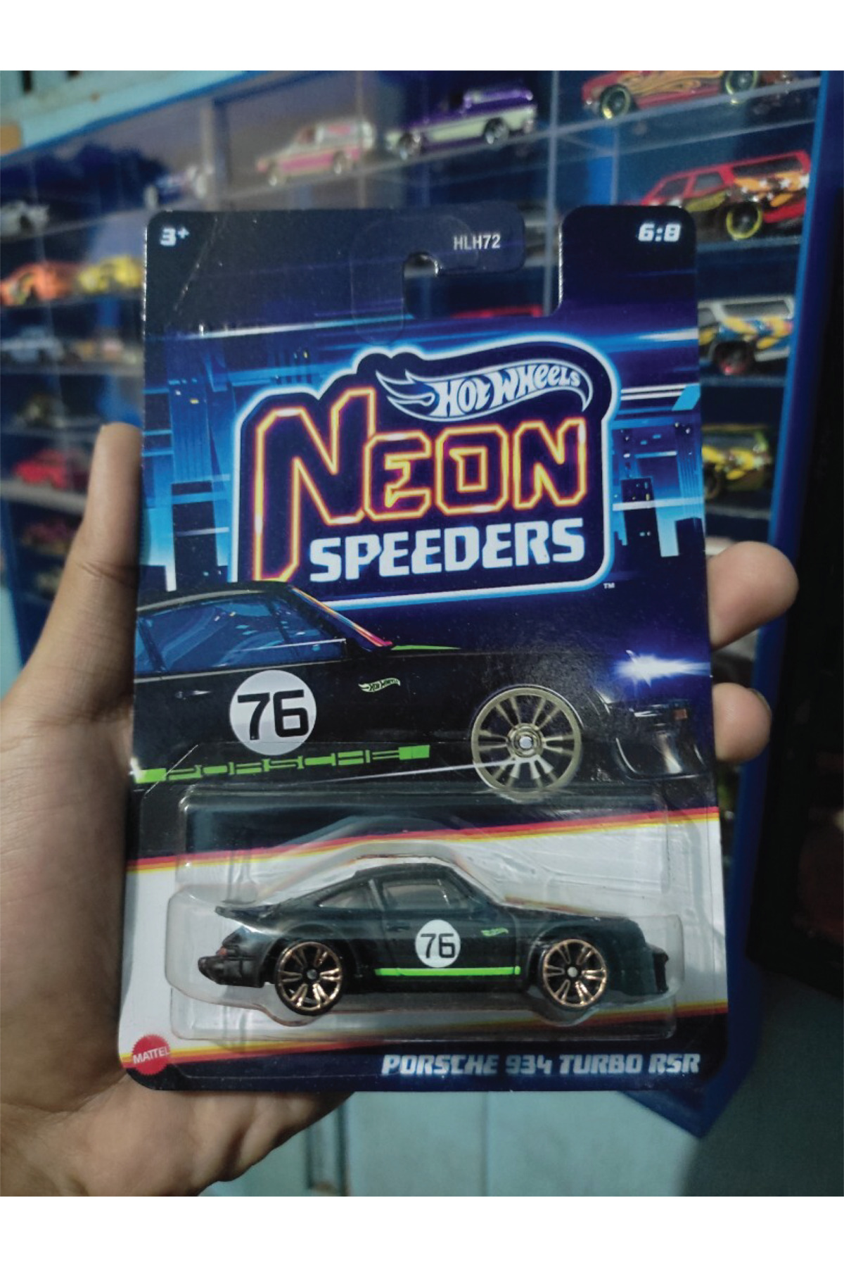 ماشین اسباب بازی PORSCHE 934 TURBO RSR NEON SPEEDERS 2025 HLH72 از ترکیه HOT WHEELS