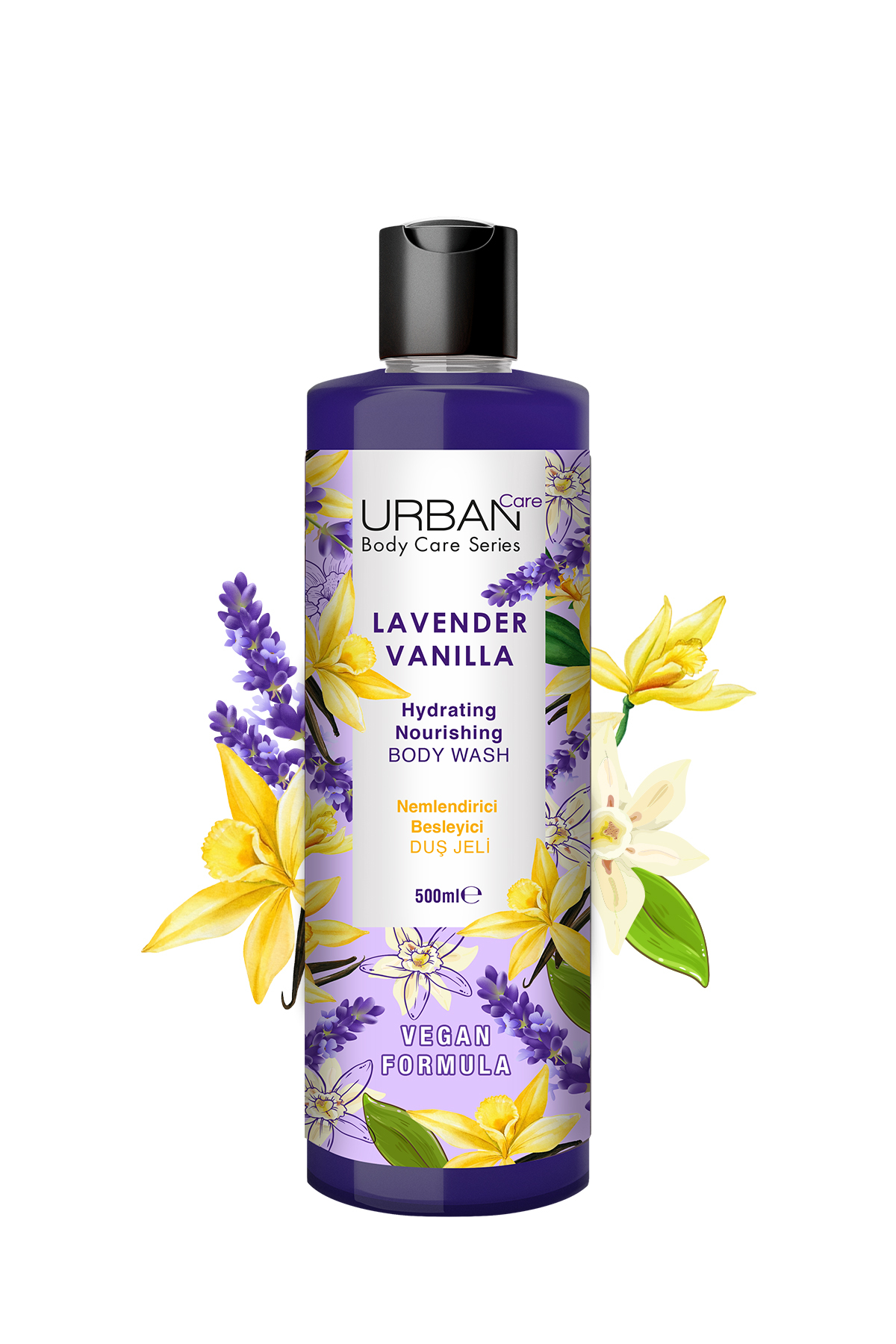 ژل دوش زنانه اسطوخودوس وانیلی 500 میل Urban Care